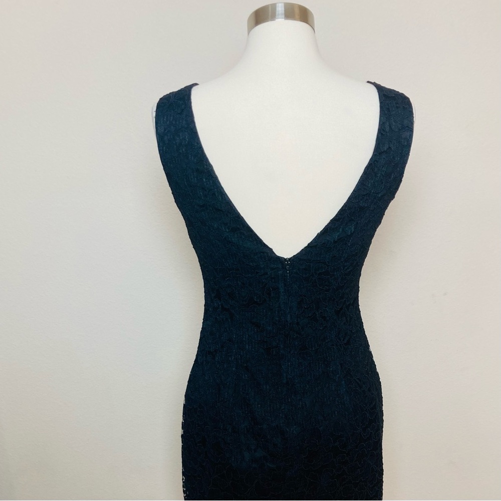 Vintage Lovely Black Lace Dress SZ 12
